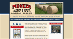 Desktop Screenshot of pioneer-auctions.com